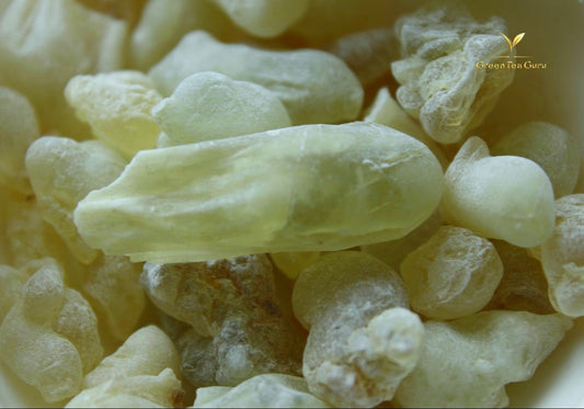 Close up of Omani Frankincense pieces 